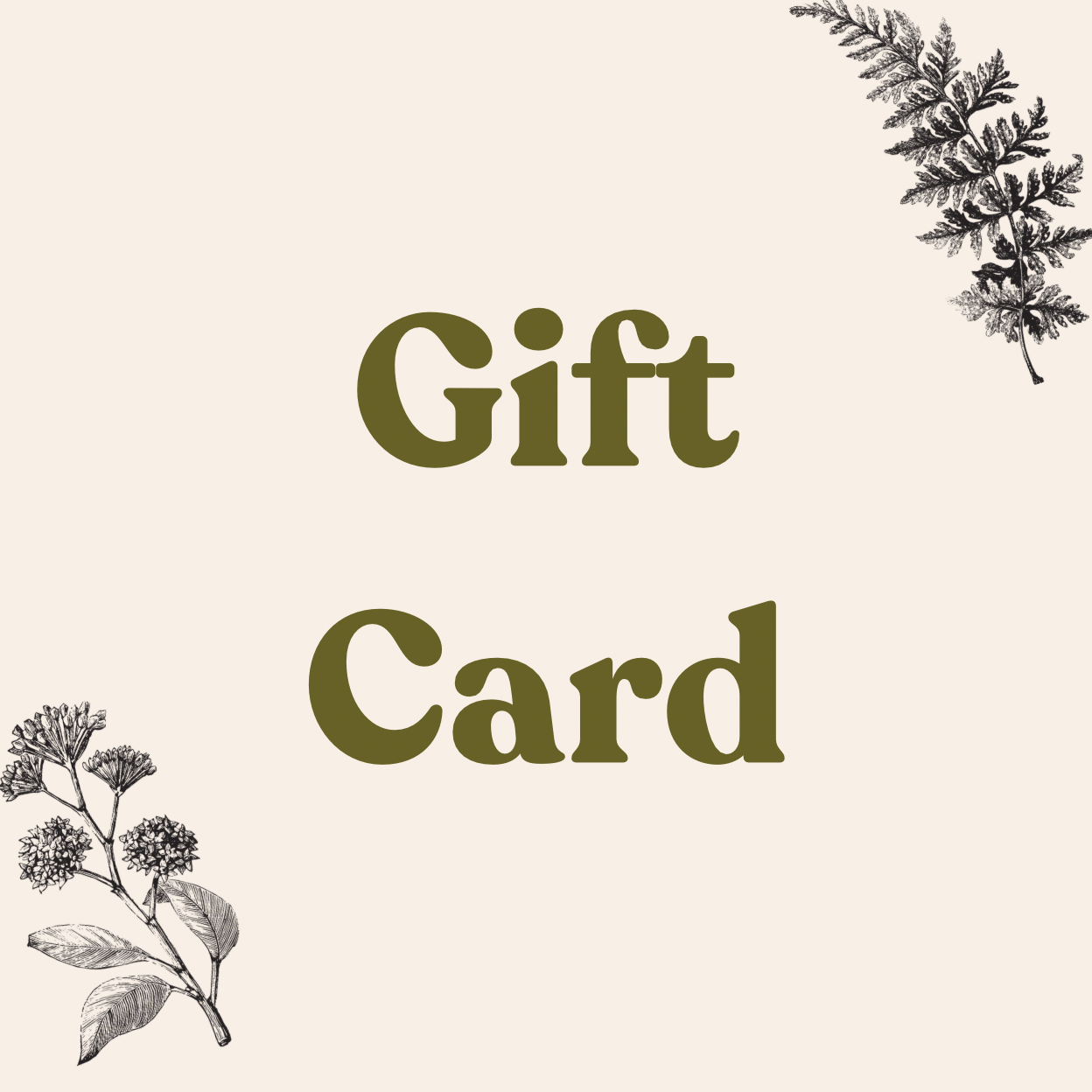 Hansen Botanics Product Gift Card