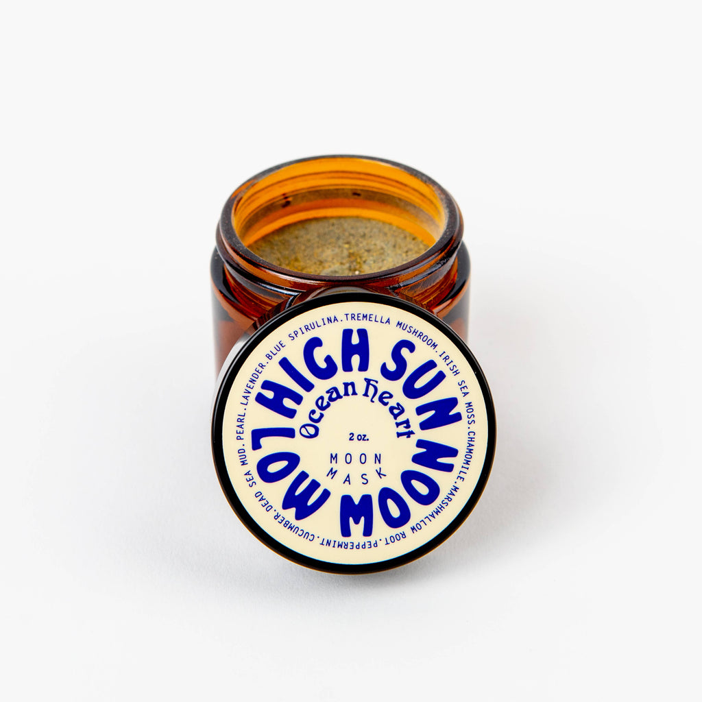 High Sun Low Moon Ocean Heart ~ Moon Mask