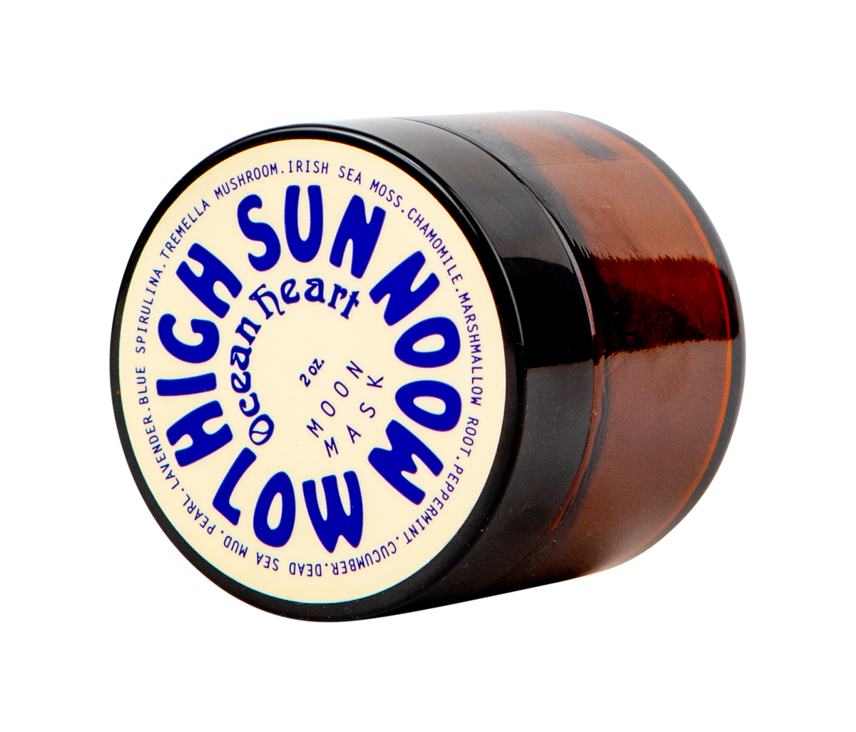 High Sun Low Moon Ocean Heart ~ Moon Mask
