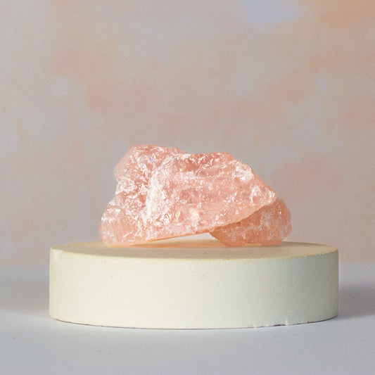 Raw Rose Quartz