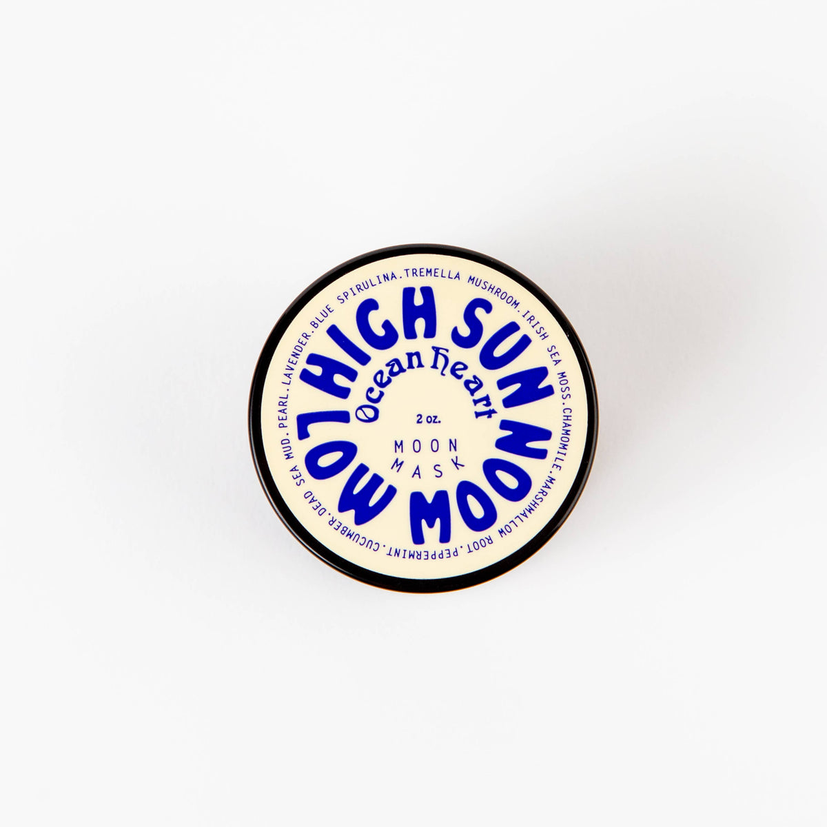 High Sun Low Moon Ocean Heart ~ Moon Mask