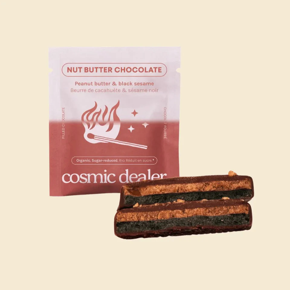 Cosmic Dealer Peanut Butter & Black Sesame Chocolate